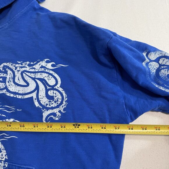 Hellstar Blue Pullover Hoodie Adult Size XL - Picture 8 of 12